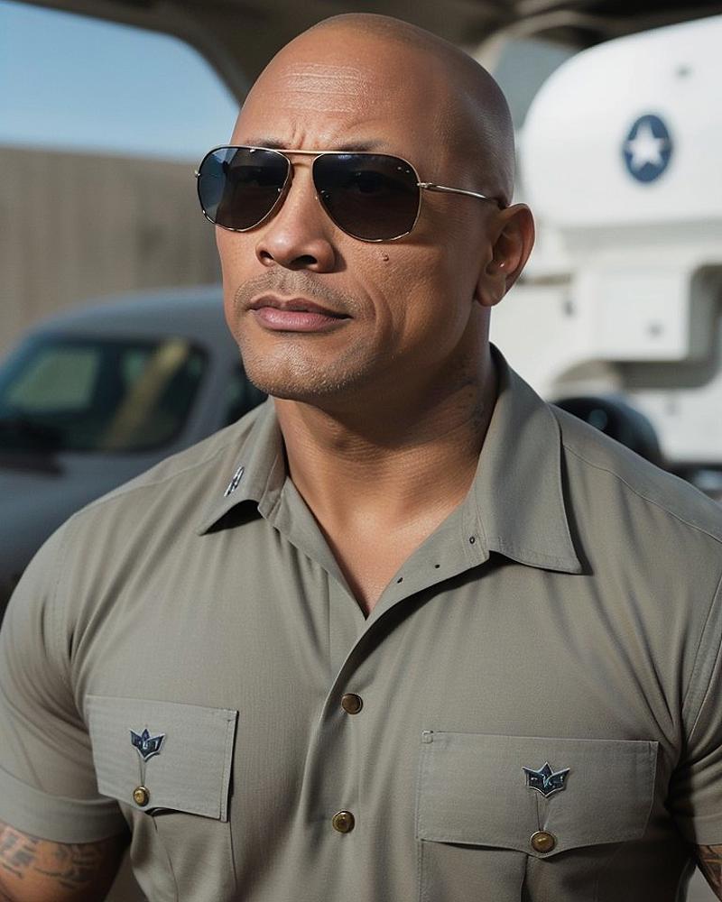 00378-1307818730-up close a Bald head 25 year old Dwayne Johnson wearing teardrop aviator shape ((sunglasses)) Famous celebrity bald head, With_clintDwayne.jpg